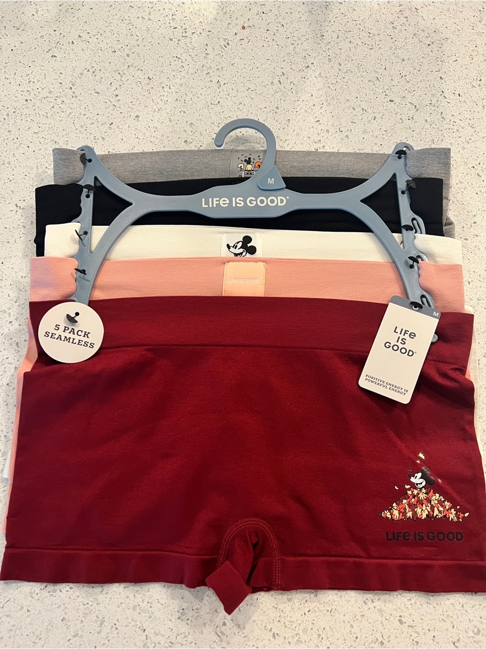 Mickey Mouse Life is Good Fall boy short panties Medium